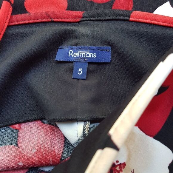 Reitmans Red Floral Mini Dress - Picture 5 of 12